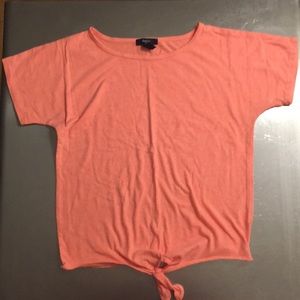 Coral Tie T-Shirt
